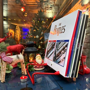 Modern Colorful Vinyl Record Holder: Home Art Decor