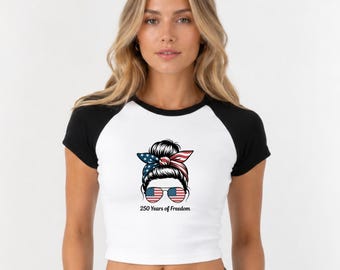 Camiseta corta sin mangas "250 años de libertad", camiseta "América 250", camiseta patriótica para bebé, camiseta del 250 aniversario de EE. UU., camiseta corta con la bandera estadounidense.