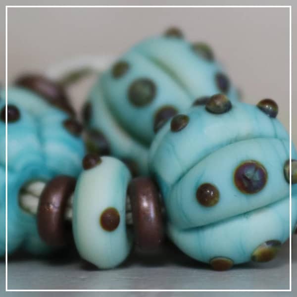 Handmade Lampwork Beads ~ Mini Set ~ Sea Urchins