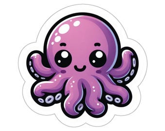 Stickers, Cute Stickers, Water Bottle Stickers, Kiss-Cut Stickers, Laptop Stickers