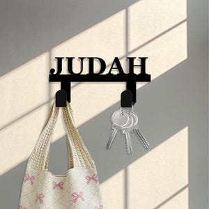Cintres avec nom personnalisé, patère, patères pour sac à dos, patère pour serviette, porte-clés, décoration murale en métal, patère pour entrée, patères en métal