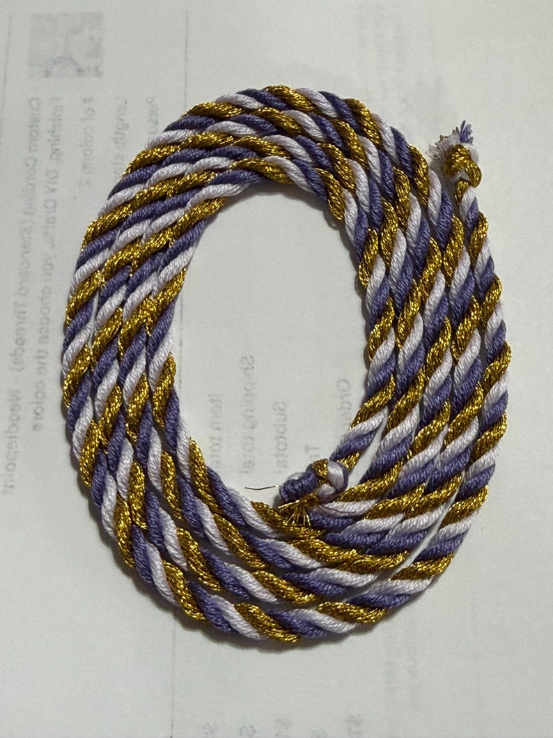 Custom Needlepoint Cording - Metallic & Variegated Threads image 5