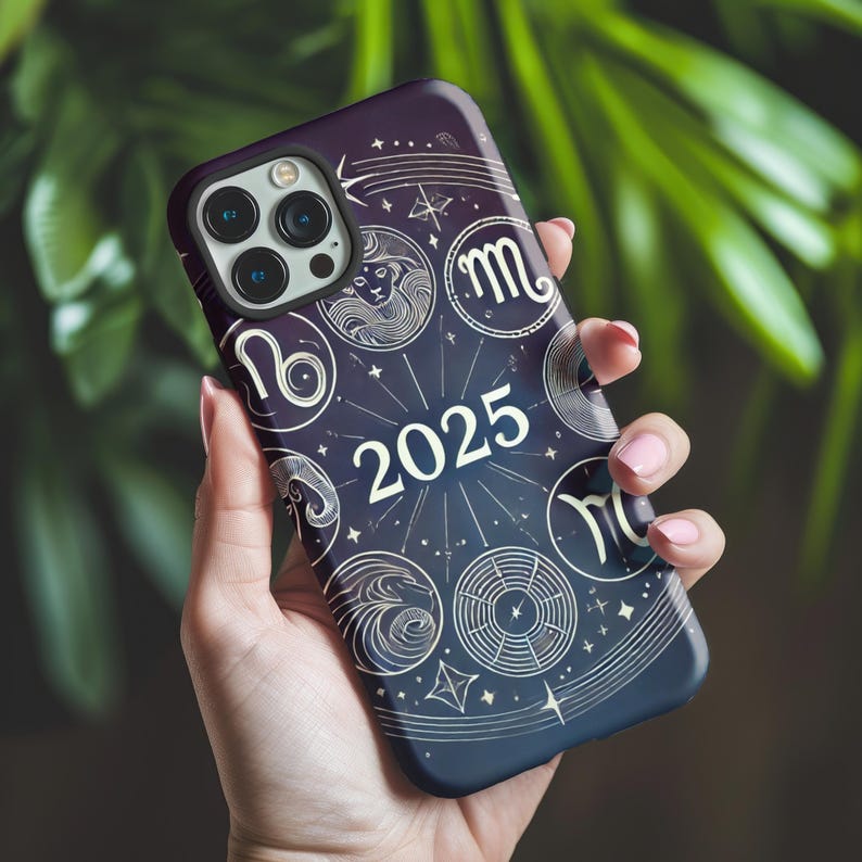 Phone Case, Astrology 2025 Zodiac Phone Case, Mystical Horoscope Design