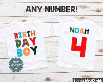 Geburtstagskind Shirt - Kleinkind Geburtstagsgeschenk - Jungen Geburtstag T-Shirt - Jedes Alter Geburtstagsshirt - Cooles Kinder Geburtstagsshirt - Säuglings- und Jugend-Shirt