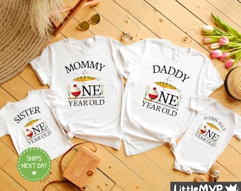 O-Fish-Ally One Birthday Shirt - Ofishally One 1st Birthday Outfit - Fishing Birthday Party - Matching Family Birthday - Mommy and Me