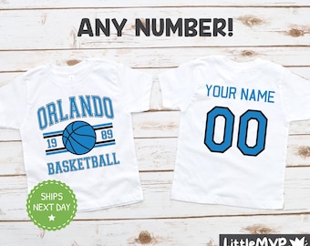 Orlando Basketball Kids Shirt - Orlando Basketball Kid - Orlando Boy - Orlando Girl - Orlando Fan Shirt