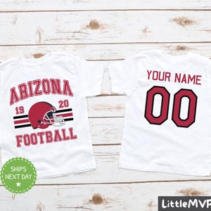Arizona Football Kids Shirt - Personalized Football Shirt - Custom Kids Football Shirt - Arizona Fan Shirt