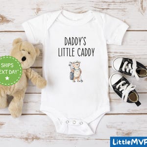 Daddy&#39;s Daddy&#39;s Little Caddy Baby Onesie® - Father&#39;s Day Onesie® - Golfing Baby Bodysuit - Gift for Baby - Golf Lover Baby Clothes