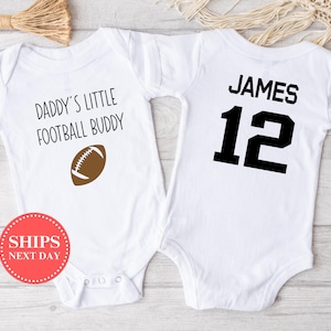 Daddy&#39;s Football Buddy Onesie®, Funny Football Onesie®, Cute Football Onesie®, Baby Boy Onesie®, Baby Girl Onesie®, Baby Shower Gift