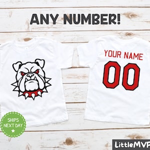 Camiseta de Bulldog para niños - Camiseta personalizada - Baby Shower de Bulldog