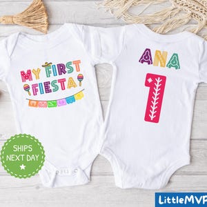 My First Fiesta Onesie® - Cinco De Mayo Baby Bodysuit - Mexican Baby Clothes - Festive Baby Shower Gift - Cute Fiesta Baby Outfit