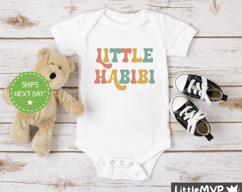 Little Habibi Baby Onesie® - Arabic Baby Bodysuit - Cute Muslim Baby Gift - My Darling - Sweetheart Baby Tee - Muslim Baby Outfit