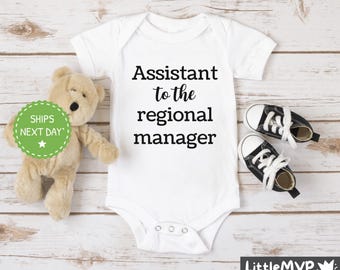 Assistant to the Assistant Regional Manager Onesie® - Funny The Office Baby Onesie - Dwight Office Onesie® - Funny Baby Gift