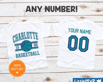 Charlotte Basketball Kids Shirt - Charlotte Basketball Kid - Charlotte Boy - Charlotte Girl - Charlotte Fan Shirt