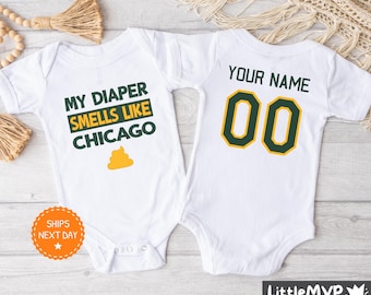 Green Bay Football Onesie®, Personalized Football Onesie®, Little Cheesehead Onesie®, Green Bay Baby Shower Gift