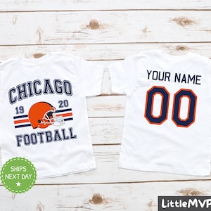 Camiseta de fútbol de Chicago para niños - Camiseta de fútbol personalizada - Camiseta de fútbol para niños personalizada - Camiseta de fanático de Chicago