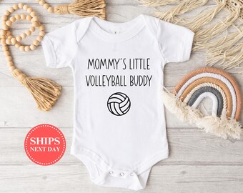 Mommy's Little Volleyball Buddy Onesie®, Cute Volleyball Onesie®, Baby Boy Onesie®, Baby Girl Onesie®, Baby Shower Gift