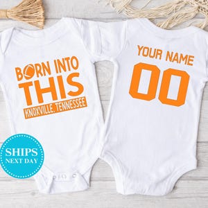 Mono de Tennessee, Mono de Tennessee personalizado, Mono de Tennessee lindo, Regalo para baby shower de Tennessee
