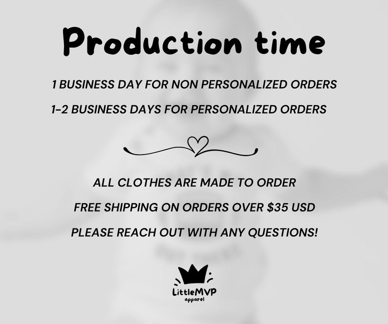 a poster with a baby in a diaper and the words production time
