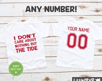 Alabama Football Kids Shirt - Personalized Football Shirt - Custom Kids Football Shirt - Alabama Fan Shirt