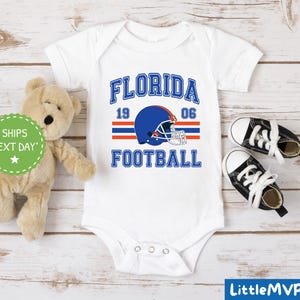 Florida Football Onesie® - Personalized Football Bodysuit - Cute Football Onesie® - Florida Baby Shower