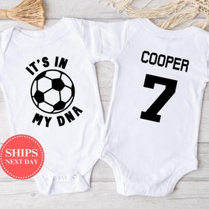 It&#39;s In My DNA Soccer Onesie®, Funny Soccer Onesie®, Cute Soccer Onesie®, Baby Boy Onesie®, Baby Girl Onesie®, Soccer Baby Shower Gift