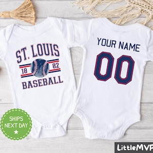 St. Louis Baseball Onesie® - St. Louis Baseball Baby - St. Louis Baby Boy - St. Louis Baby Girl - St. Louis Baby Shower