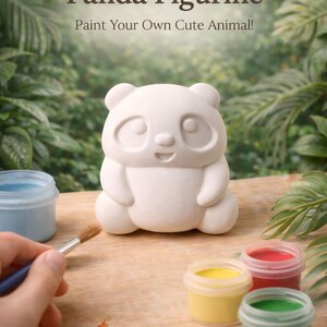 Kit para pintar animales de la selva | Kit de pintura de safari para niños | Manualidades con yeso | Recuerdo de fiesta personalizado | Imán | Regalo creativo imagen 5
