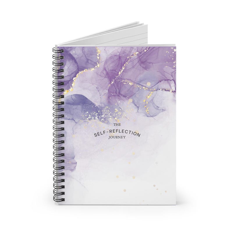 Self Reflection Spiral Notebook Ruled Line, Inner Work Journal