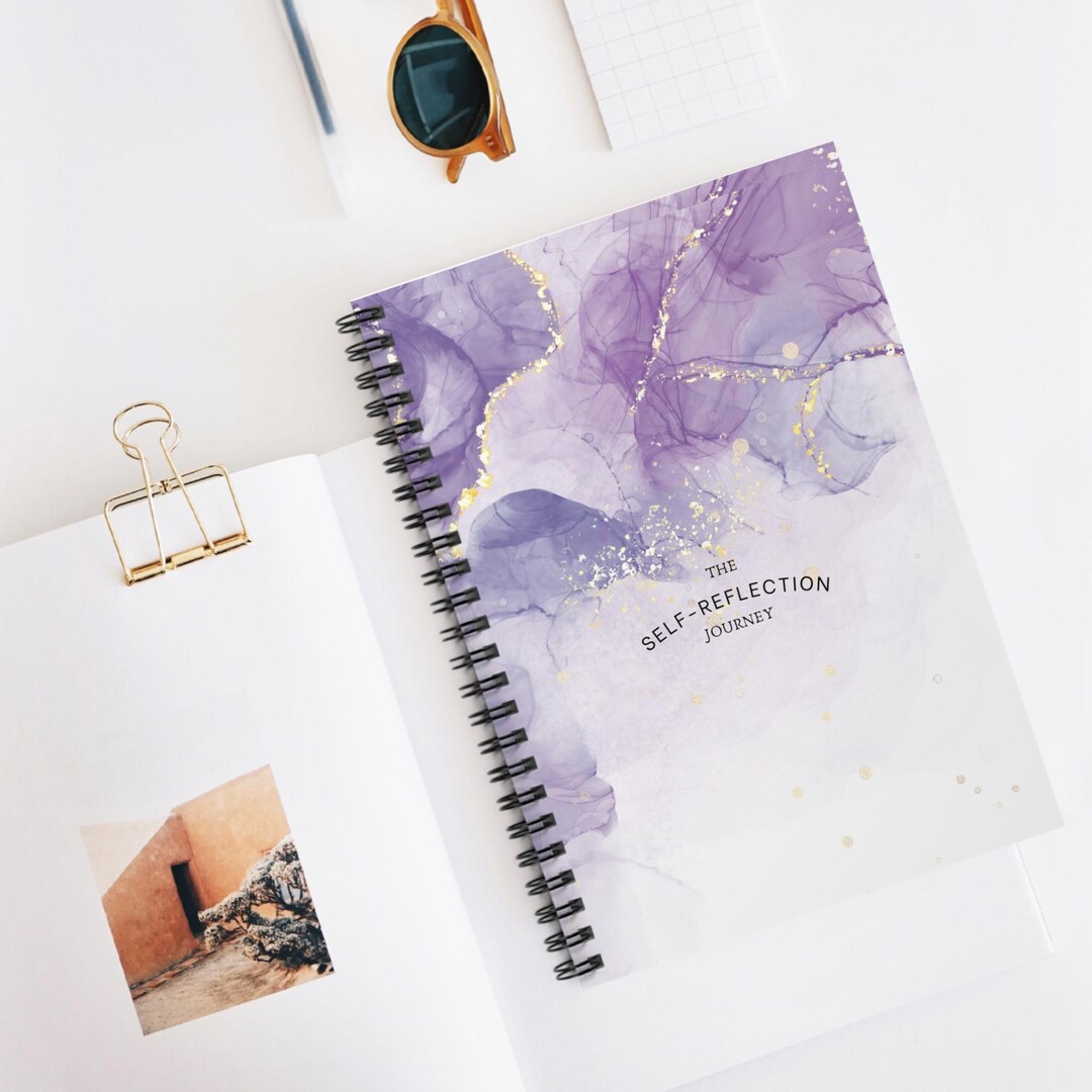 Self Reflection Spiral Notebook Ruled Line, Inner Work Journal ...