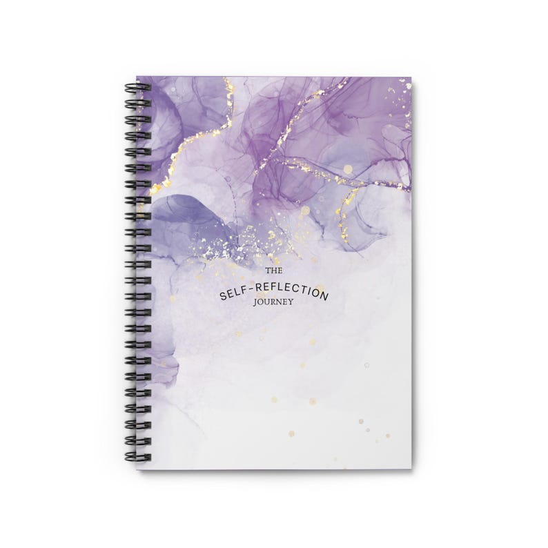 Self Reflection Spiral Notebook Ruled Line, Inner Work Journal