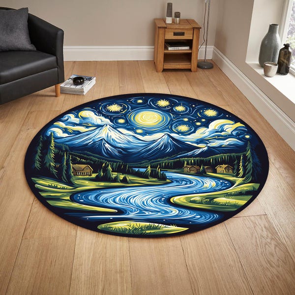 River Rug Custom River Rug - Etsy
