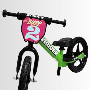 Number Plate Strider Number Plate Balance Bike Number Plate Ebike Custom Number Plate Custom Graphics