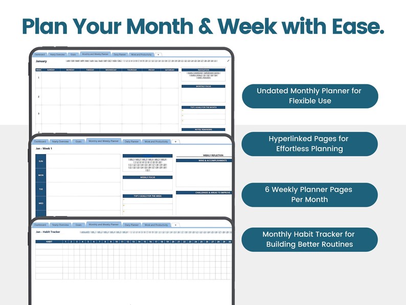 Onenote Template for Productivity Onenote Professional Planner Work to ...