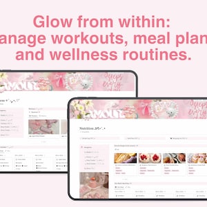 Notion Fitness Page, Notion Meal Planner, Sleep Tracker, Mood Tracker, Supplements Checklist, Notion Health Appointment Planner