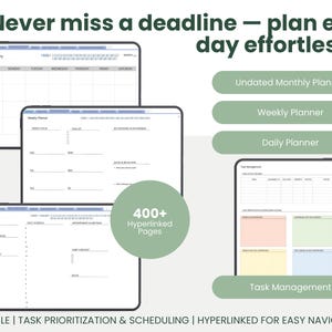 Onenote Work Week Template Onenote Project Management Planner for Work Template | Onenote ...