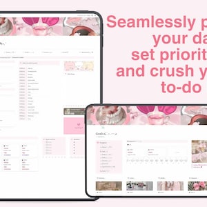 Notion Life planner for students for personal tasks, goals, projects, contacts, events, and appointments