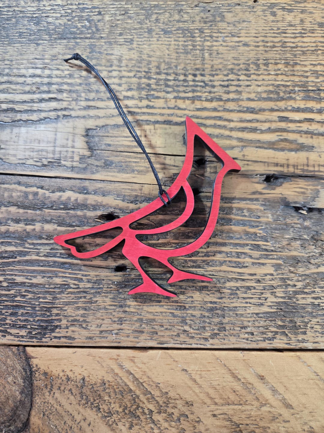 Cardinal Maple Cardinal Ornament. Laser Cut From Maple, Hand Painted Details - Etsy