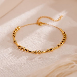 Bracelet personnalisé code morse, bracelet message secret en code morse, bijoux message caché personnalisés, cadeau d'anniversaire, cadeau pour elle