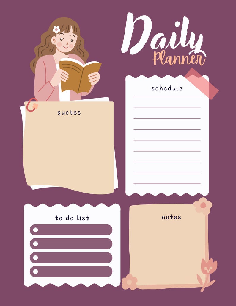 Ultimate Daily Planner Bundle | Printable To-do Lists,schedule Trackers ...
