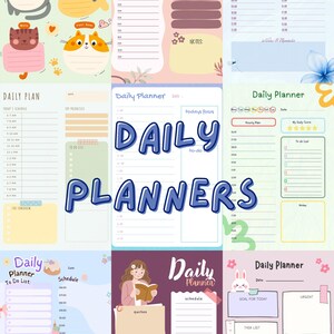 Ultimate Daily Planner Bundle | Printable To-do Lists,schedule Trackers ...