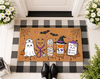 Welcome Home Doormat, Funny Doctor Mat, Nurse Gift, Medical Office Decor, Funny Housewarming Present