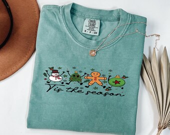 Tis the Season Christmas Shirt, Funny Holiday Tee, Festive Xmas Gift, Winter Apparel, Christmas Lover Gift, Seasonal Graphic Top