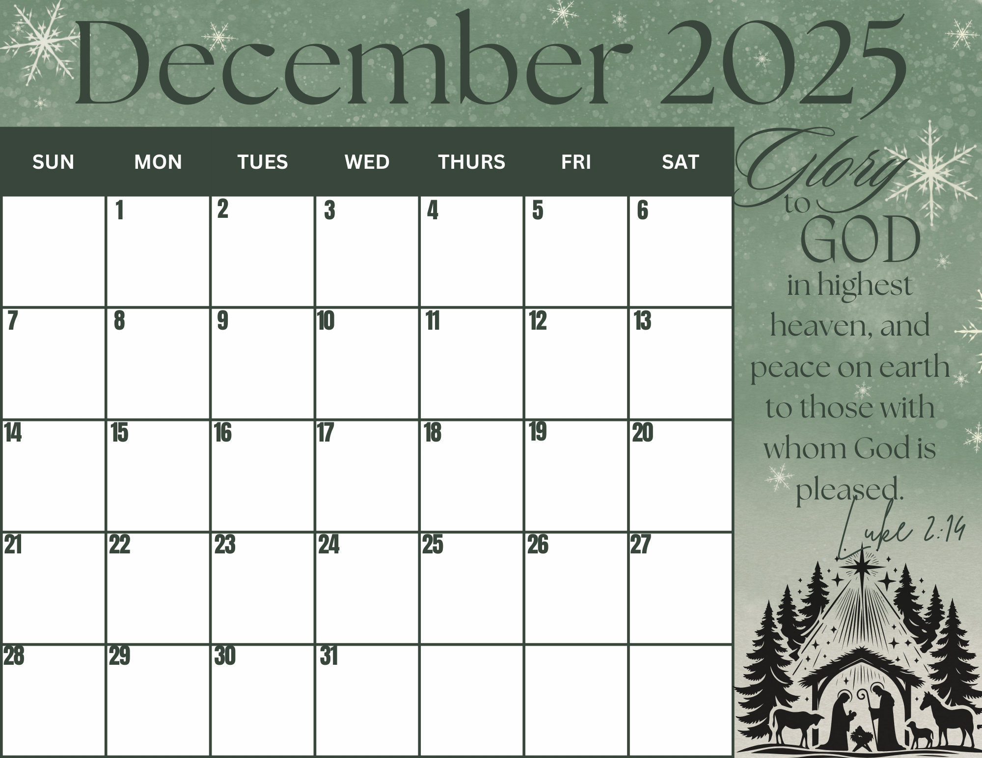 2025 Bible Verse Calendar (digital Product) - Etsy