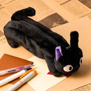 My Neighbour Totoro cat bus Kiki's delivery service Jiji the cat pencil case purse Japan decoration cat lovers Gift
