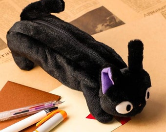 My Neighbour Totoro cat bus Kiki's delivery service Jiji the cat pencil case purse Japan decoration cat lovers Gift