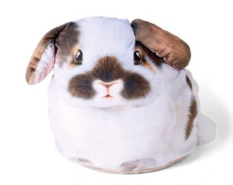 Himalayan rabbit Netherland Dwarf rabbit cushion cute kawaii Japan rabbit home decor