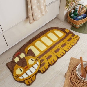 My Neighbour Totoro the cat bus Kitchen Mat Rug carpet Floor Door Room Japan decoration cat lovers Gift