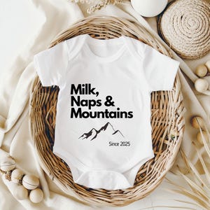 birth, personalized, baptism gift, pregnancy announcement, baby shower, baby shower gift, birth gift, individual, hiking, mountains