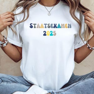 Camiseta o taza de examen estatal, idea de regalo para el examen, graduación de enfermera, estilo hippie retro.